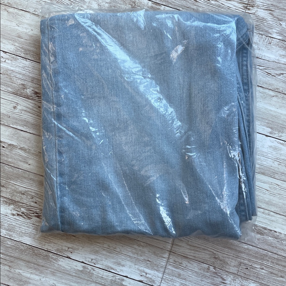 🆕 Old Navy Women's High-Waisted Wow Wide-Leg Jeans Light Wash 10 Regular M - Picture 14 of 16